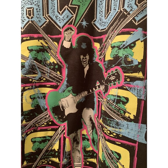 AC/DC Adult Unisex Fleece Sweatshirt Blow-Up Your Video Size Small Dark Gray - Picture 5 of 8